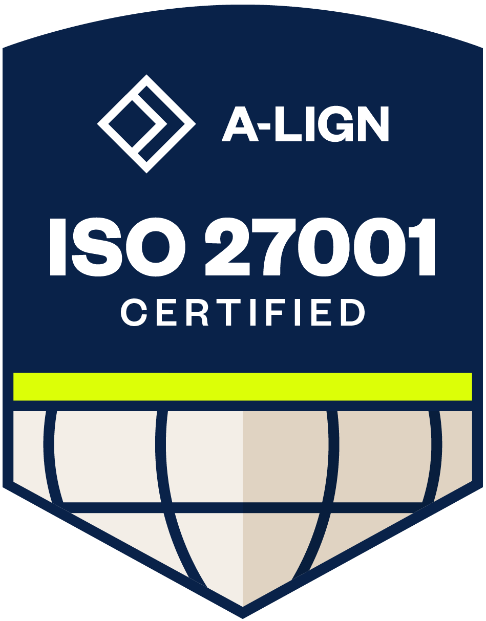ISO 27001 certification includes Dallas, Calgary, Toronto, London and Sydney offices